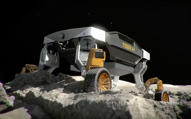 Hyundai показал шагающий автомобиль для космических исследований