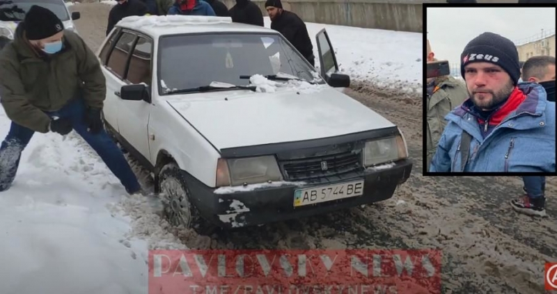 Появилось видео задержания командира титушек "ОПЗЖ": его заставили все рассказать, колеса авто пробили