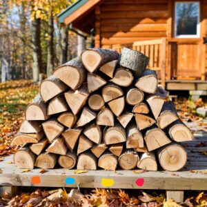 Колотые дрова: виды, выбор и хранение