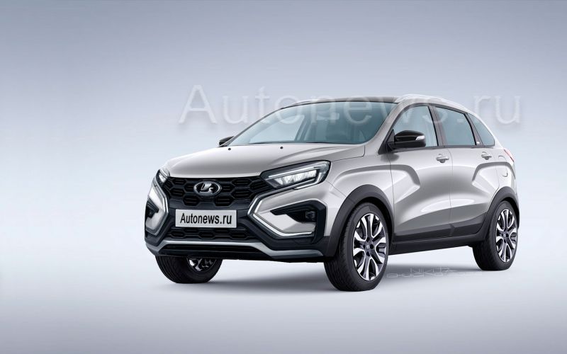 Как может выглядеть обновленная Lada Xray: первые изображения новинки